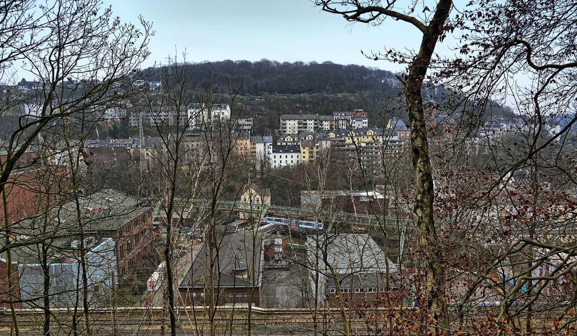 Bayer Wuppertal - Blick zum Nützenberg