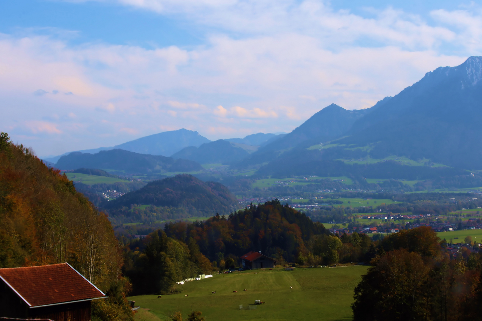 bayerische berge  Foto Bild landschaft berge  wolken 
