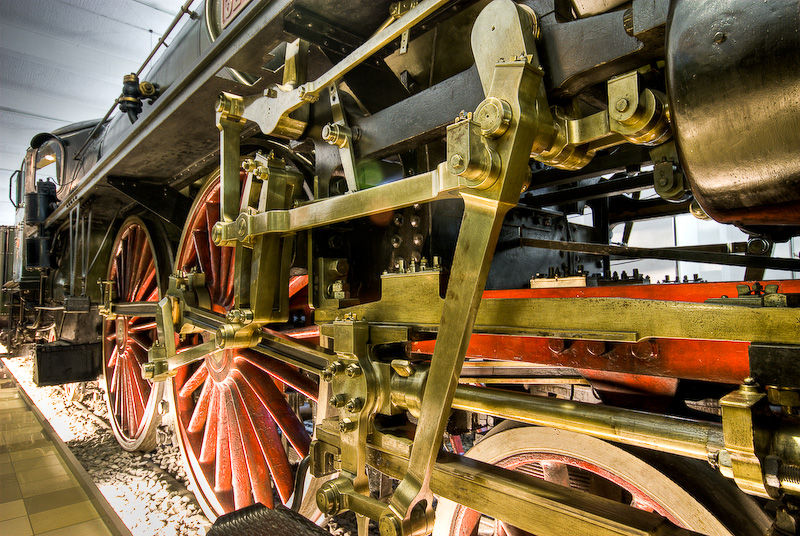 Bayerische Dampflokomotive S 2/6 in HDR #1