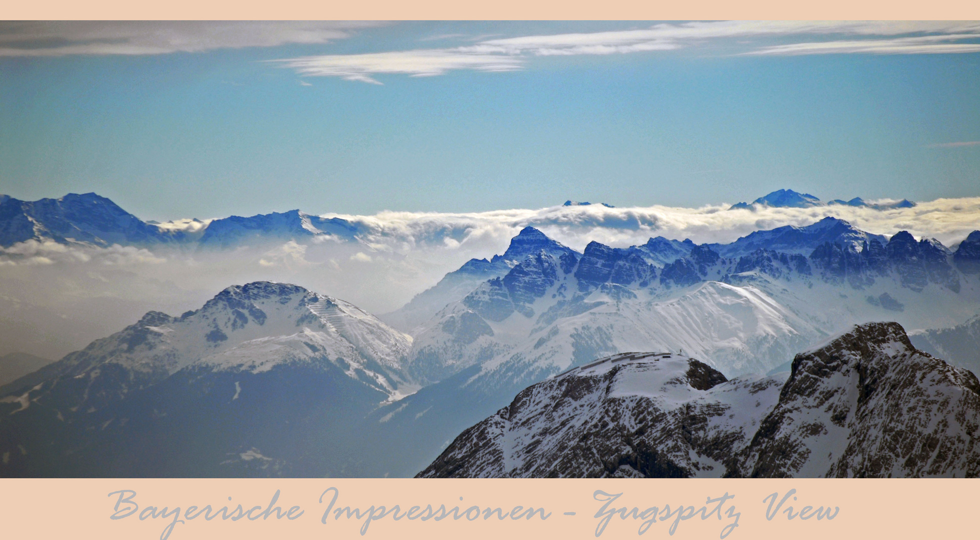 Bayerische Impressionen - Zugspitz view