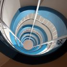 Bayerische Treppe blau/weiß