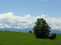 Bayerische Voralpenlandschaft