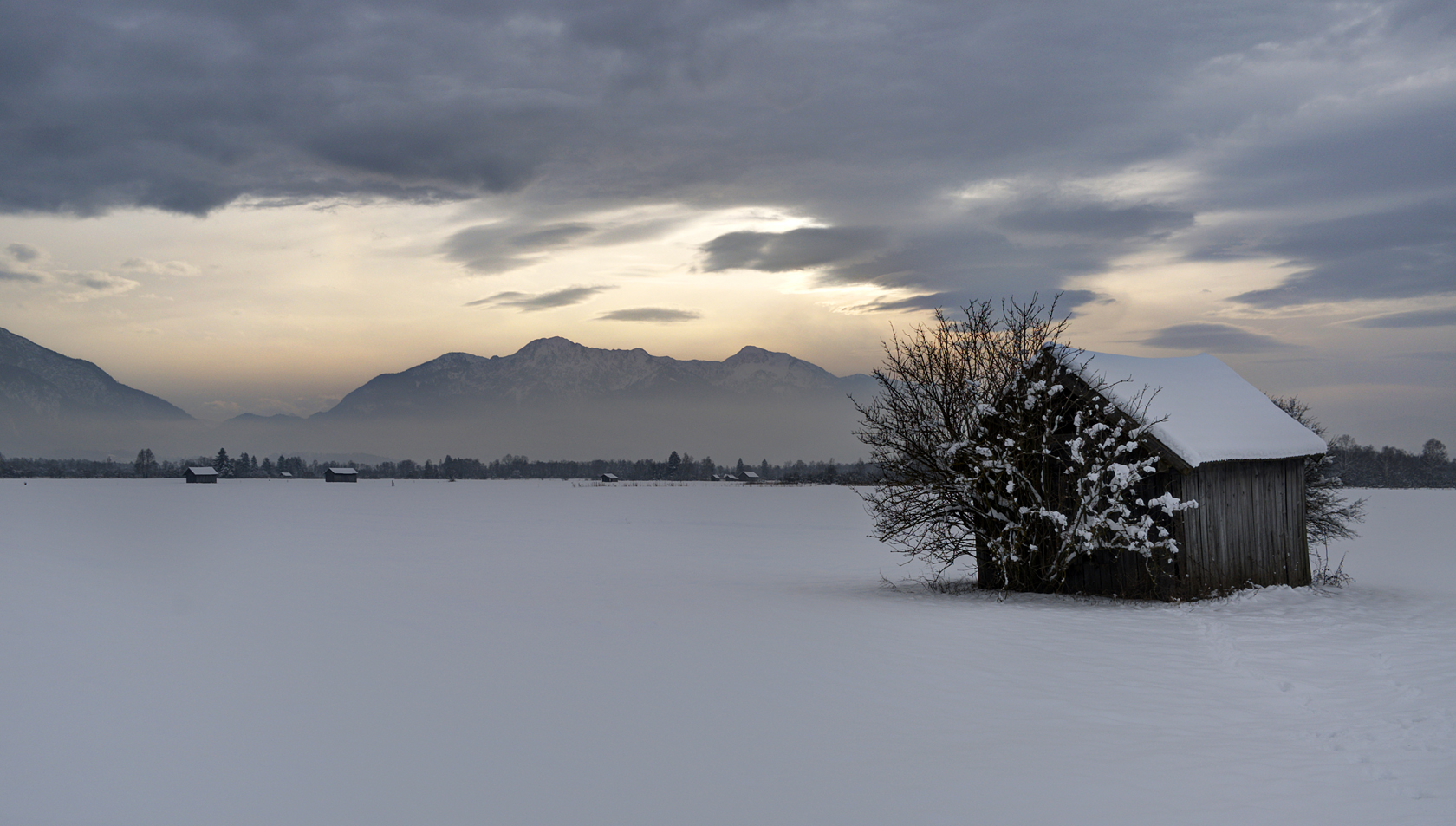 Bayerische Winterlandschaft