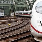 Bayerische Zugspitzbahn zu Besuch in Köln Fahrt zum Hauptbahnhof.