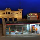 Bayerischer Bahnhof Leipzig bei Nacht in HDR