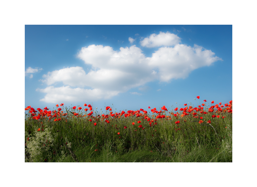 Bayerischer Himmel über Franken