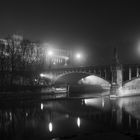 Bayerischer Landtag im Nebel bei Nacht 1