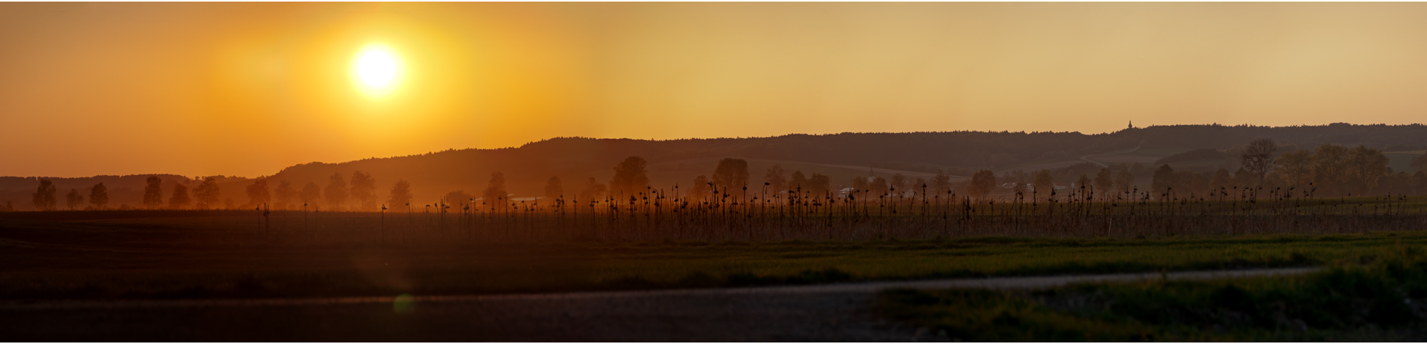 Bayerischer Sonnenuntergang