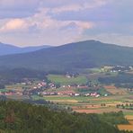 Bayerischer Wald von Cham aus