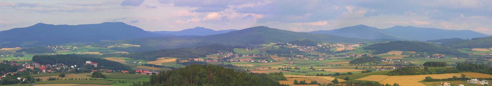 Bayerischer Wald von Cham aus