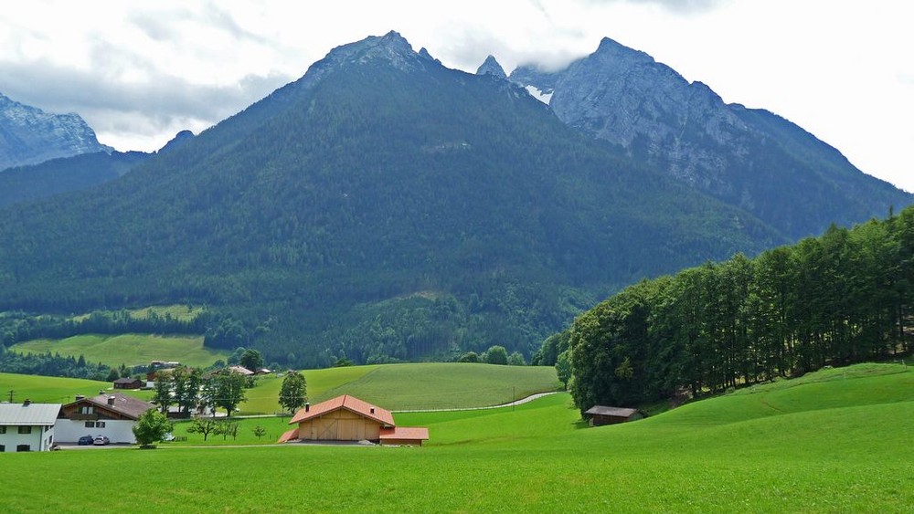 Bayerisches Alpenpanorama bei Ramsau