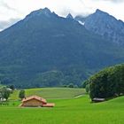 Bayerisches Alpenpanorama bei Ramsau