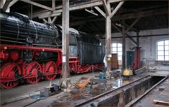 Bayerisches Eisenbahnmuseum Nördlingen (6) - Im Lokschuppen