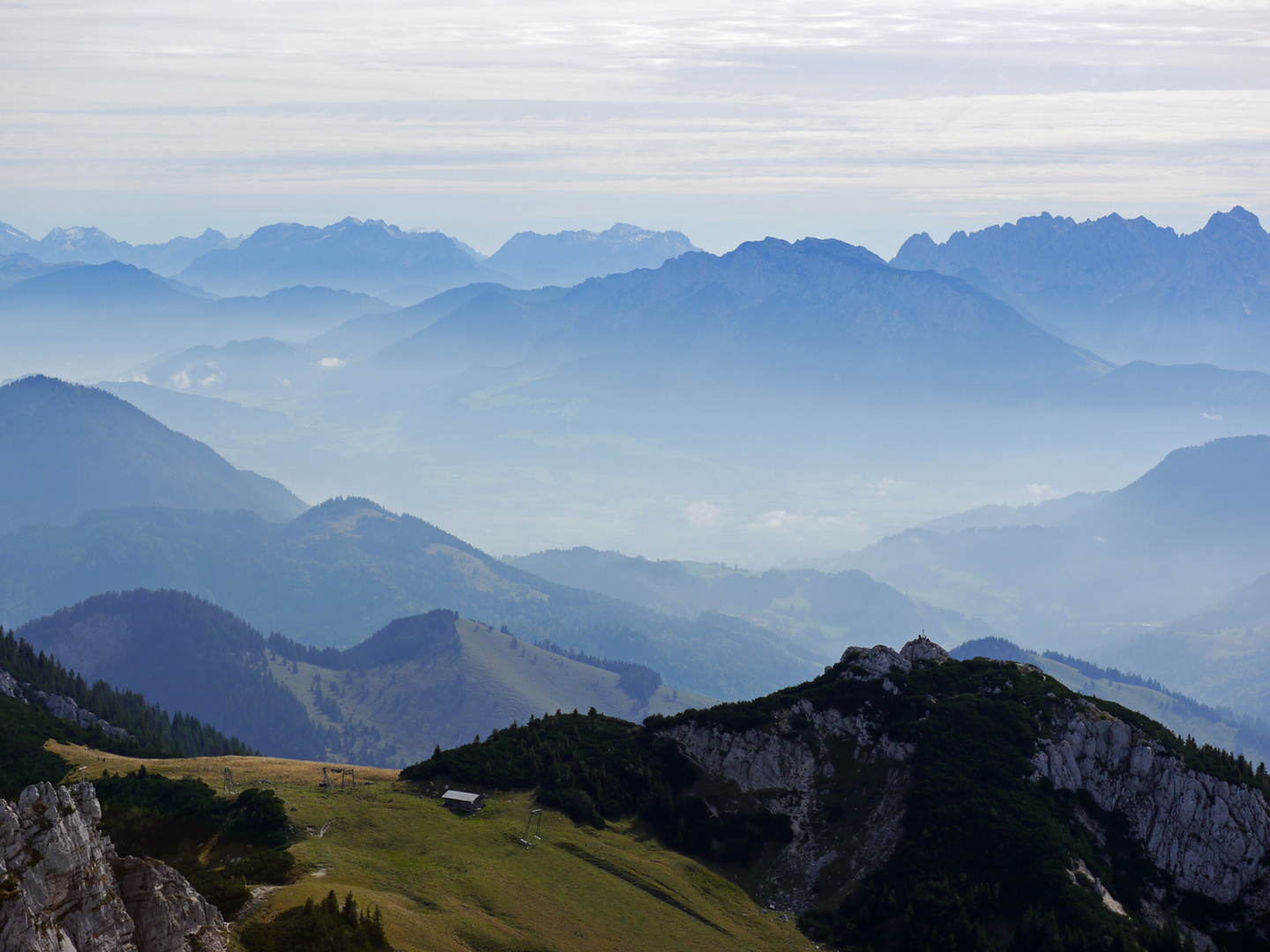 Bayern - *Blick vom Wendelstein in die Alpen* (3)