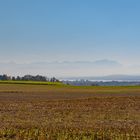 Bayern mit Ammersee und Zugspitze, etwas benebelt