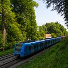 Bayern-S-Bahn im Schatten