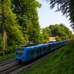 Bayern-S-Bahn im Schatten