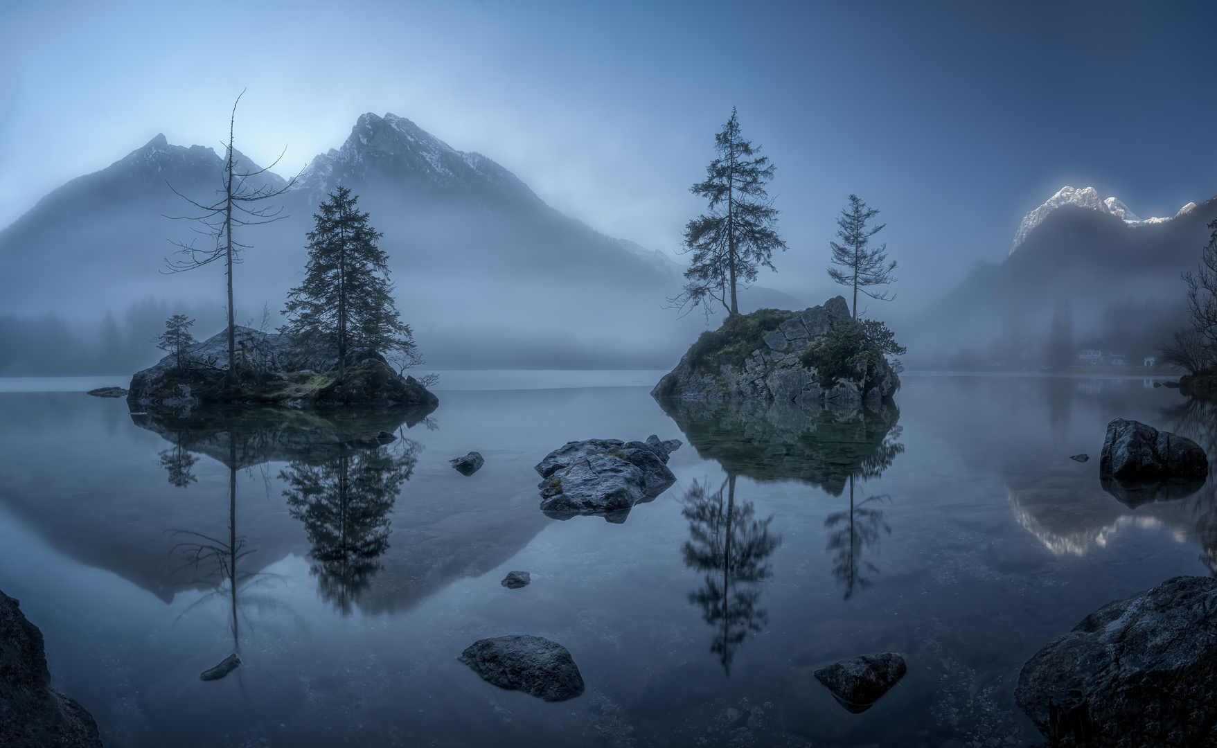 Bayern - Stille Stunde am Hintersee