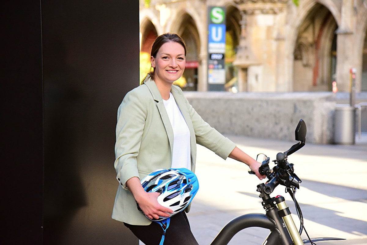 Bayerns Digitalministerin Judith Gerlach präsentiert BayernApp-Kampagne - München am 30.09.2021