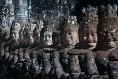 Bayon Eingangstor Figuren