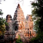 "Bayon Gate at Sunset"