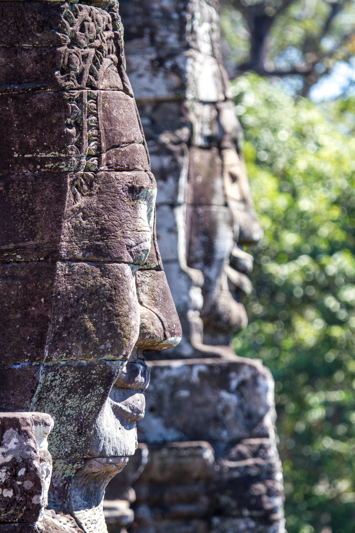 Bayon Tempel in Angkor / Kambodscha