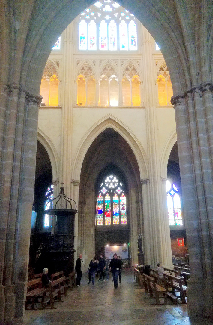 Bayonne - Eglise Notre Dame (ou Ste Marie) et Cloître