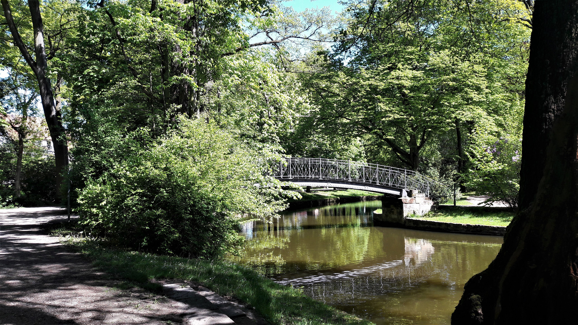 Bayreuth : Brückenzauber im Hofgarten