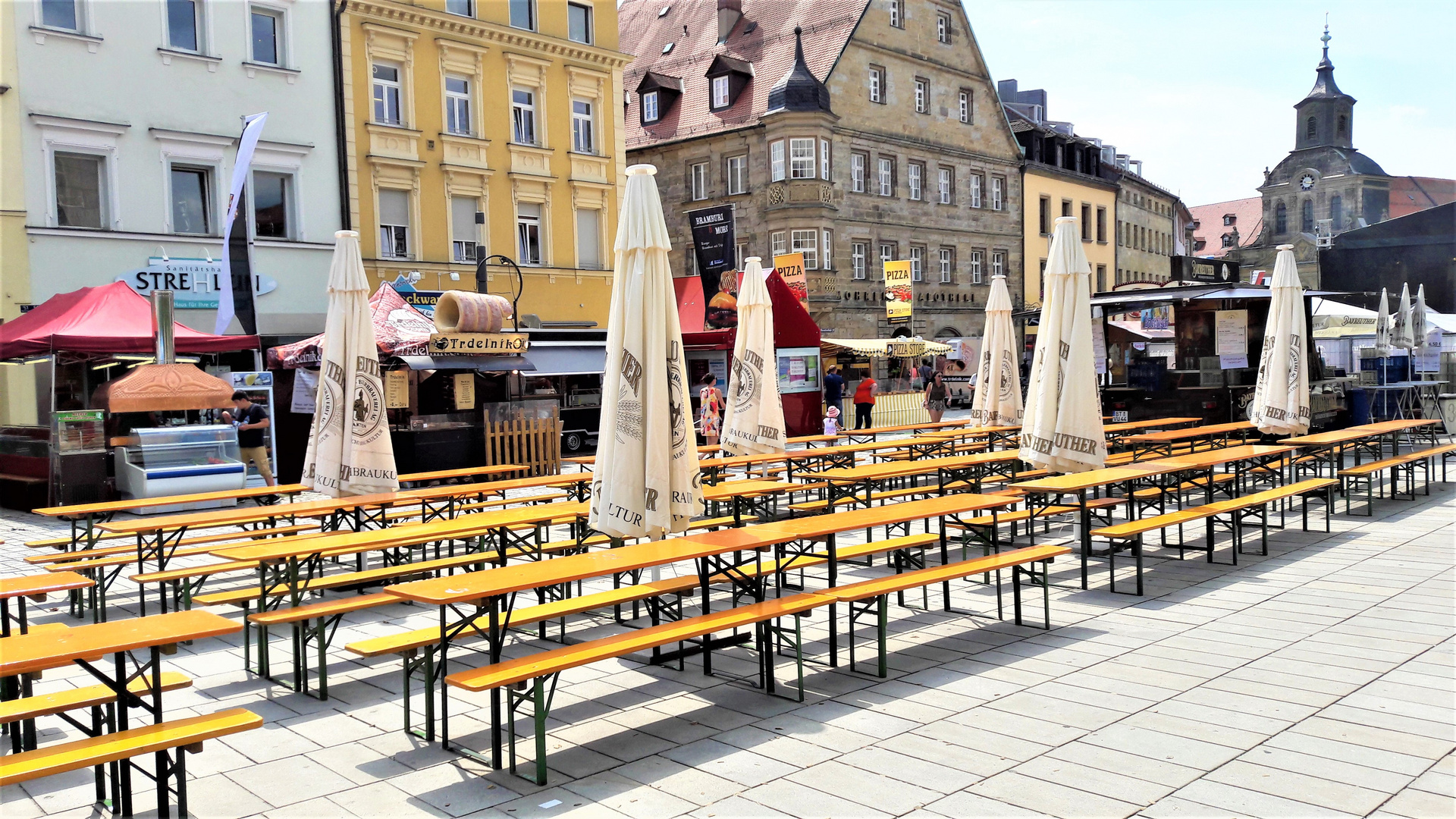 Bayreuth Bürgerfest . Voller  Erwartung