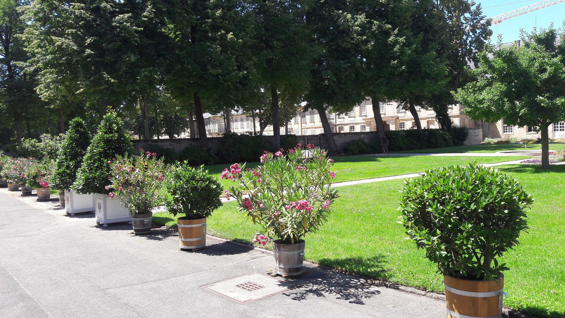 Bayreuth : Eingangsbereich :Gartenlust am Neuen Schloß