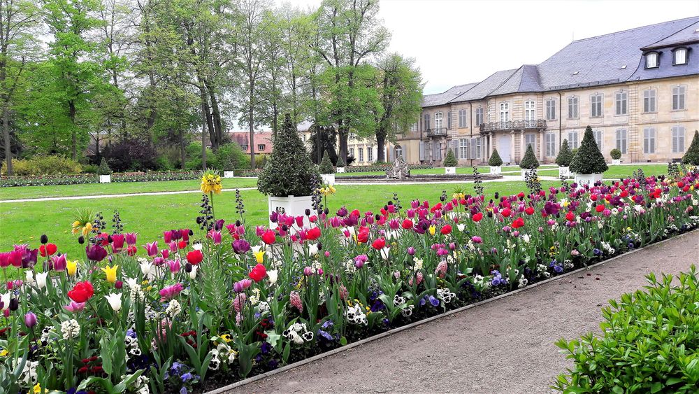 Bayreuth :Hofgarten hinter dem  neuen Schloss II