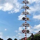 Bayreuth : Maibaum mit Zunftzeichen