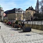 Bayreuth: Sonnenhungrige am Canale Grande