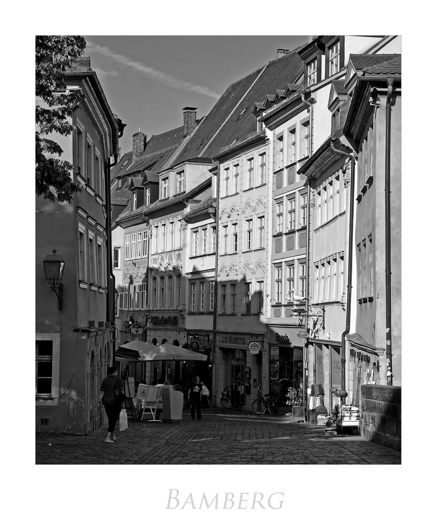 Bayrische Impressionen " Bamberg, am Morgen...."