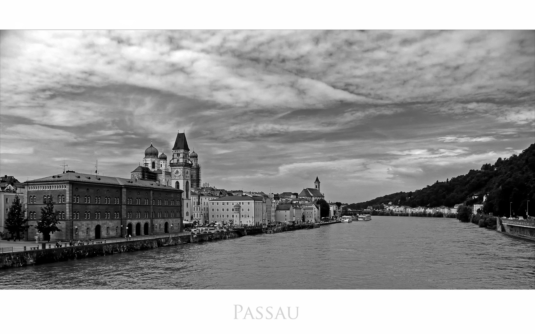 Bayrische Impressionen " die drei Flüssestadt Passau "