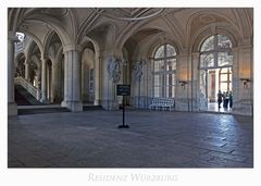 Bayrische Impressionen " .Die Würzburger Residenz .. "