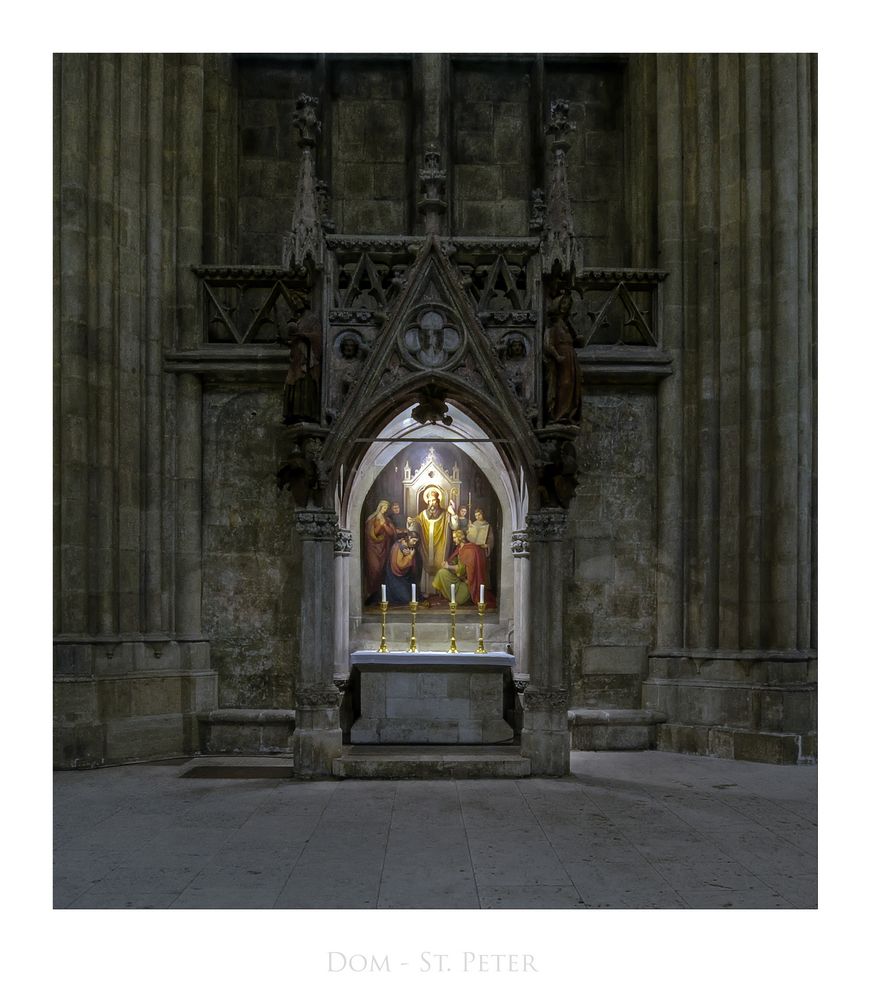 Bayrische Impressionen " Dom - St. Peter - Details "