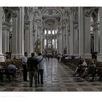 Bayrische Impressionen " Dom zu Passau - der Blick zum Chor "