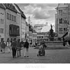 Bayrische Impressionen " Nürnberg, der Blick zur Burg...."