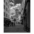 Bayrische Impressionen " Regensburg - die Stadt der Kaufleute und Bürger - Blick auf das Rathaus "