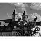 Bayrische Impressionen " Regensburg - die Türme, der Niedermünster Basilika "