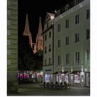 Bayrische Impressionen " Regensburger Altstadt...bei Nacht"