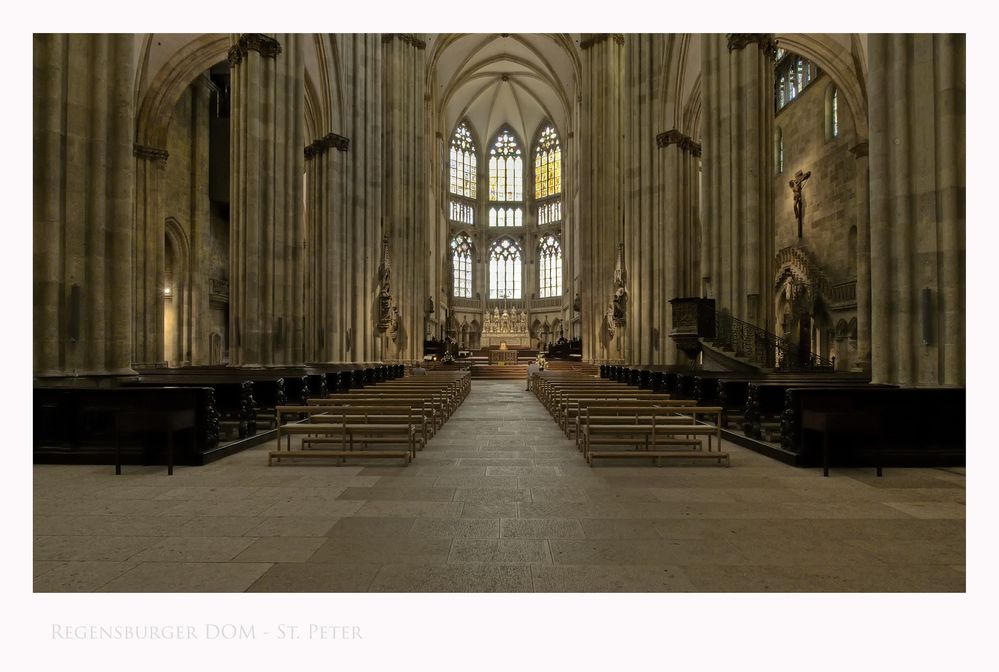 Bayrische Impressionen " Regensburger Dom - St. Peter "