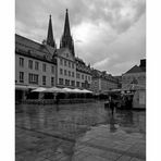 Bayrische Impressionen " Regensburger - Stadtansichten im Regen "