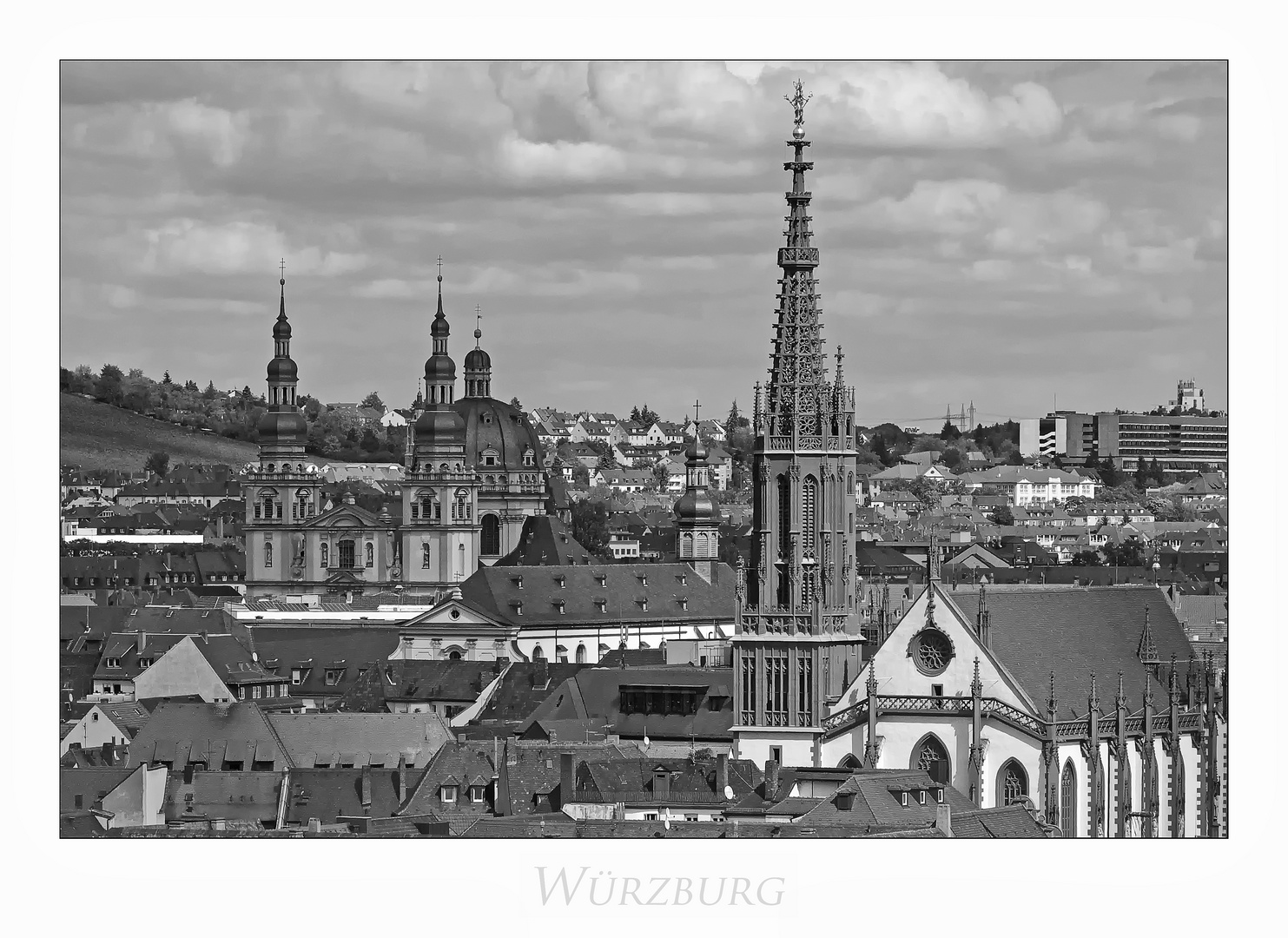 Bayrische Impressionen " Würzburg, die Stadt der Türme... "