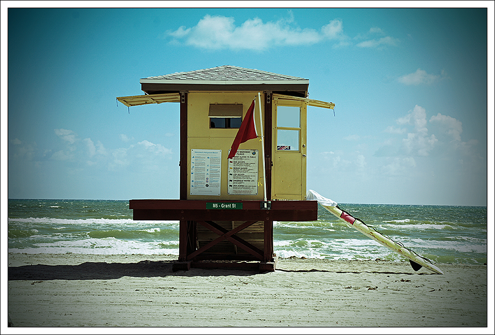 Baywatch house at Hollywood Beach / Florida