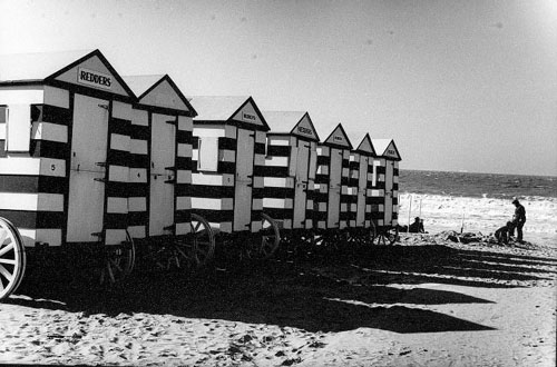 Baywatchheuschen in Belgien