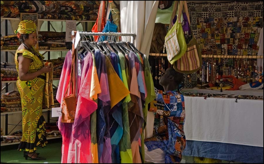 Bazar beim Africa-Festival