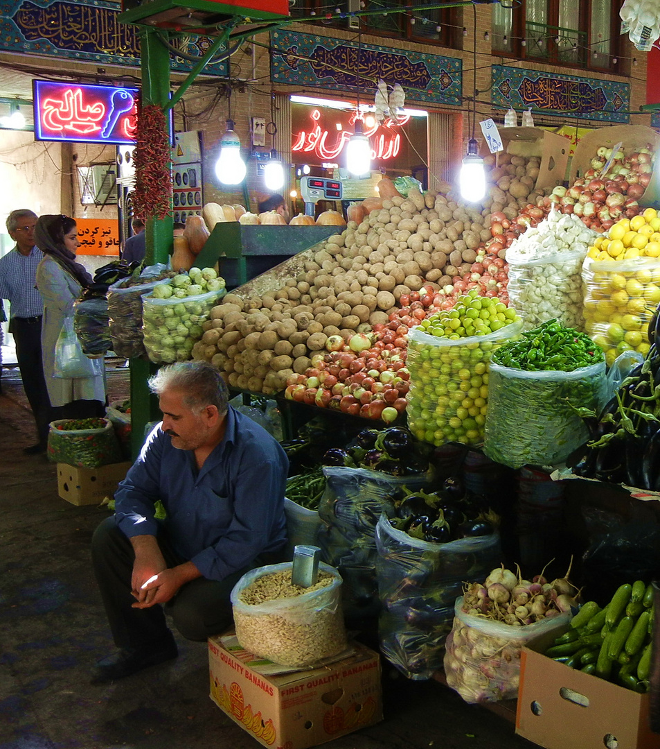 Bazar in Tehran