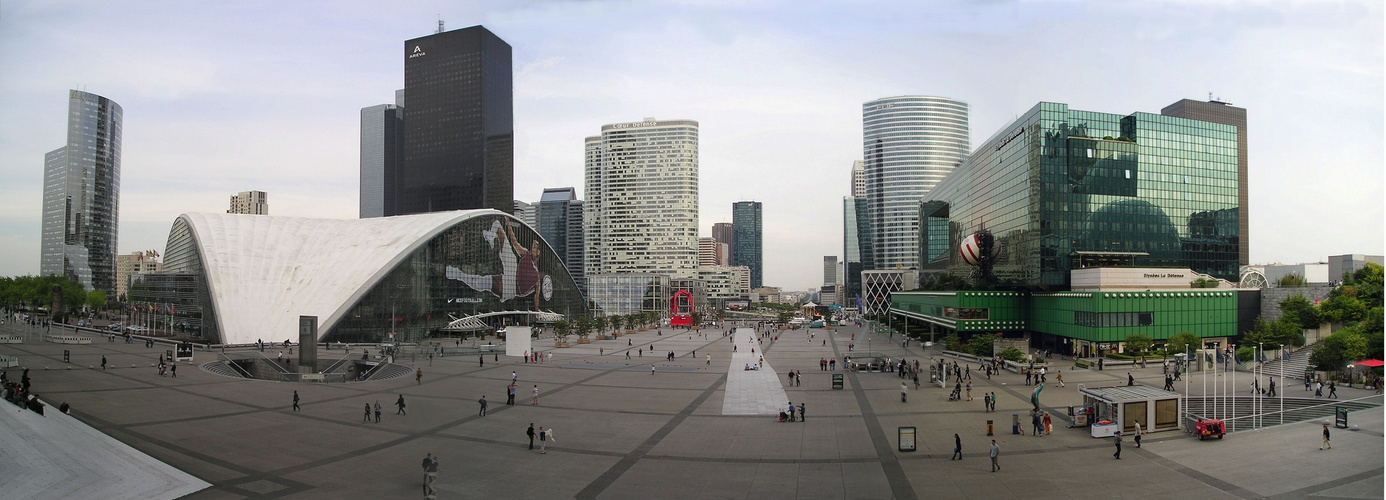 Paris La Defense Panorama von Dr. med. J. Nowak